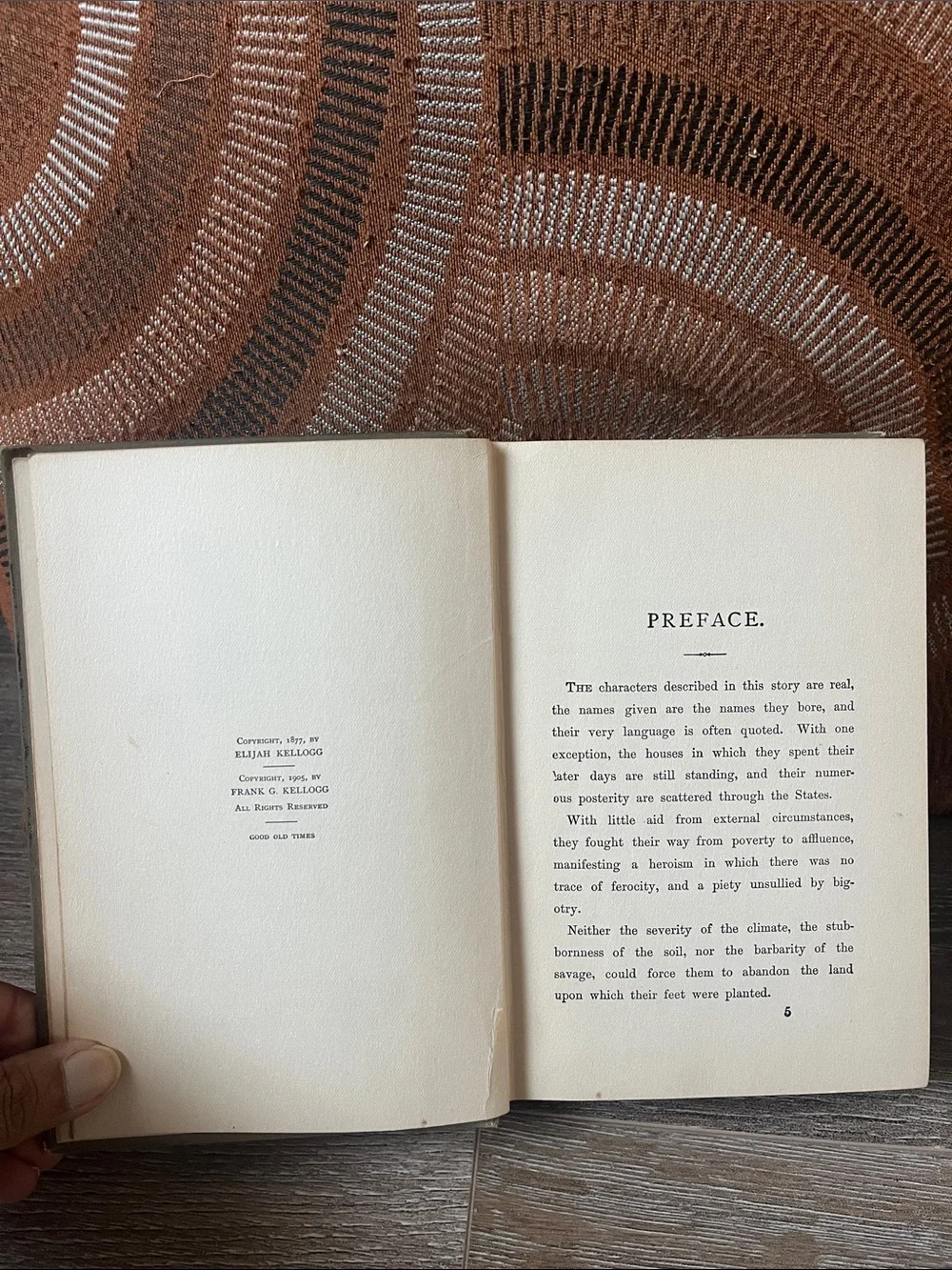 Good Old Times Vintage by Elijah Kellogg 1877